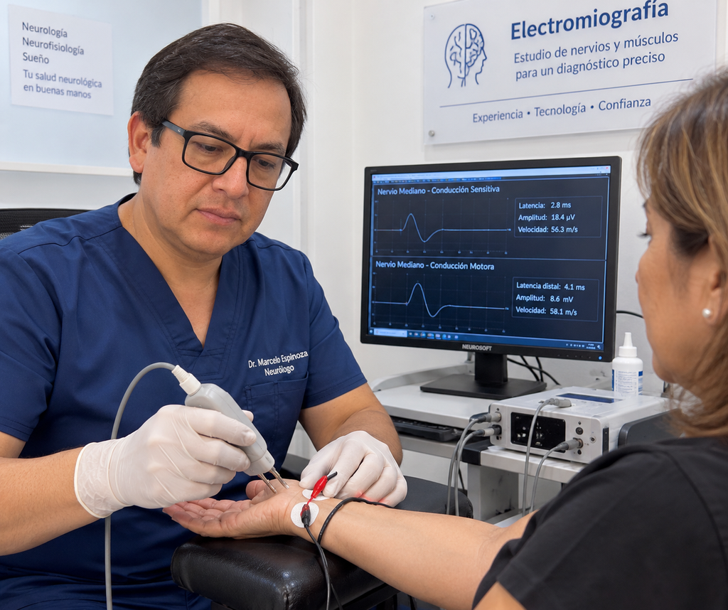 electromiografía de miembros superiores